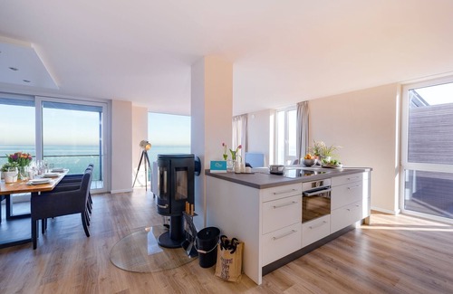 Kappeln Apartment | Upper Deck: Baltic Sea vacation apartment near the beach with sea view - even in the sauna!