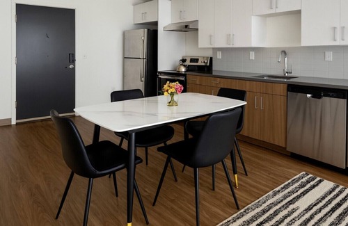 Five Points South Apartment | Upscale 2BR Apt | Rooftop Deck + Fitness