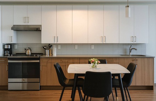 Five Points South Apartment | Upscale 2BR Apt | Rooftop Deck + Fitness