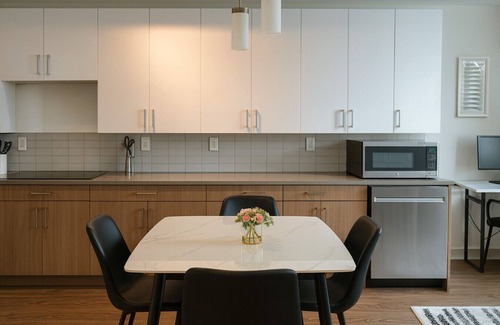 Five Points South Apartment | Upscale 2BR Apt | Rooftop Deck + Fitness