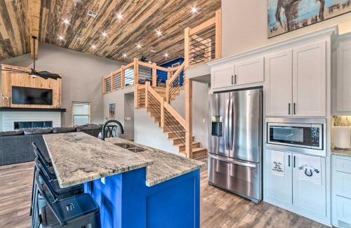 Glenwood House | Upscale Riverfront Home with Beach and Fire Pit!