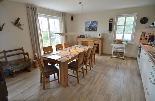 Middelhagen House | Vacation home with water view, large garden, 4 bedrooms, 2 bathrooms, sauna, fireplace