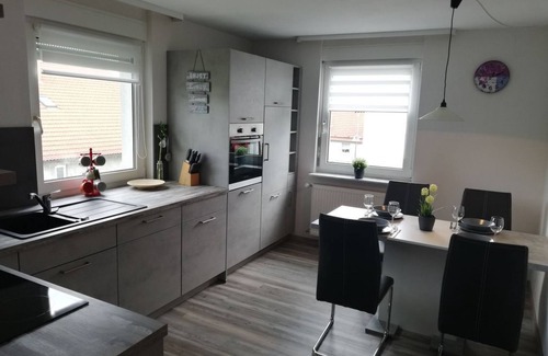 Ober-Abtsteinach Apartment | Vacation apartment "Christiane" - new, modern apartment with a view of the countryside