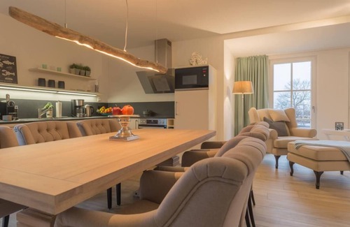 Parow Apartment | Vacation home "Nautilus" with covered loggia and view of Rügen