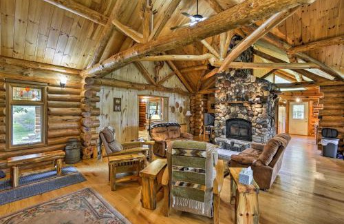 Valders House | Valders Log Home near EEA Air Show and Sheboygan!