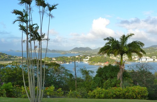 Charlotte Villa | Vantage La Toc -Villa with spectacular Caribbean Sea views, 10 min walk to beach