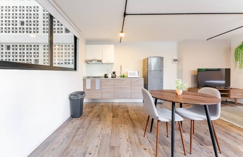 Xochimilco Apartment | VH | Minimalist Loft + Washing Room and Gym | 258