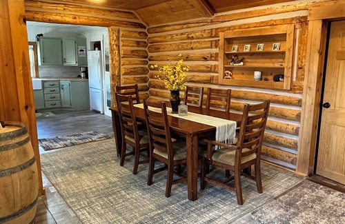 Island Park Cabin | Views for days! Plenty of room for all your vehicles and trailers.