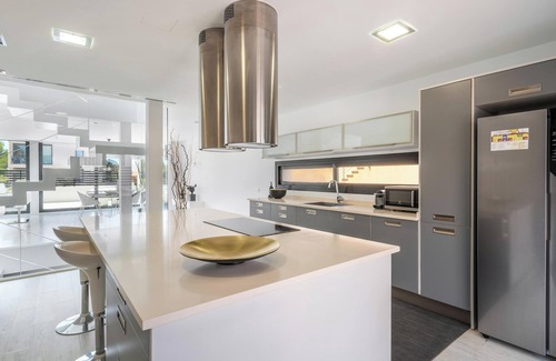 Son Serra de Marina Villa | Villa "Atzur" with Ocean View, Private Garden, Pool, Wi-Fi and Air-Conditioning