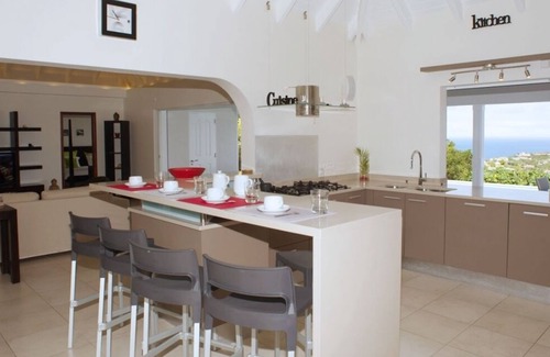 Grand Cul-de-Sac Villa | Villa Au Coeur du Rocher | Ocean View - Located in Wonderful Vitet with Private Pool