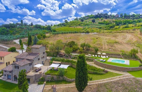 Panzano in Chianti Villa | Villa Audenzia - Large villa with private pool