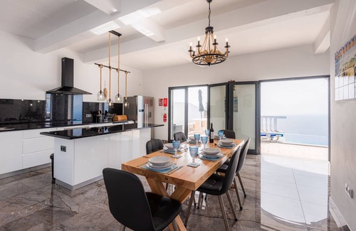 Calheta Villa | Villa Blue Sea Tower plus Guest Villa. Large Private Heated Pool. Table Tennis