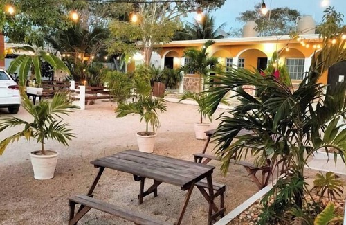 Celestun Apartment | Villa Gabriela #1 family room, 3 min from the beach