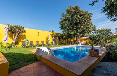 Galdar Villa | Villa Galdar Cuchufleta piscina BBQ Parking Privado