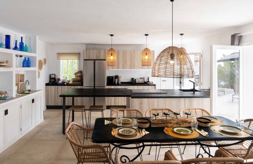 Sant Josep de sa Talaia Villa | Villa 'Molí' with Sea View, Wi-Fi and Air Conditioning