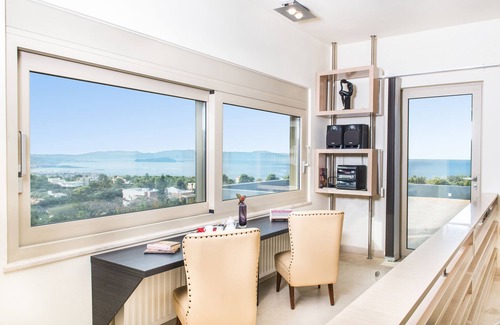 Chania Villa | Villa Mariposa- Panoramic Sea View - Near Chania City - Private Pool - Spacious