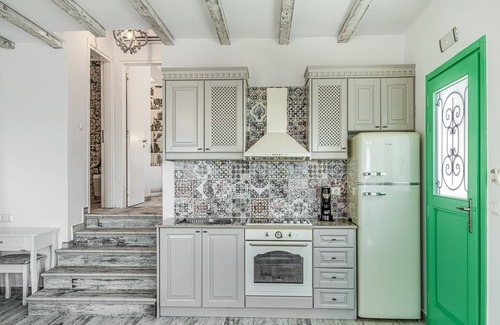 Lefkos Villa | Villa 'Mikis La Scala Luxury Villas' with Sea View, Wi-Fi and Air Conditioning