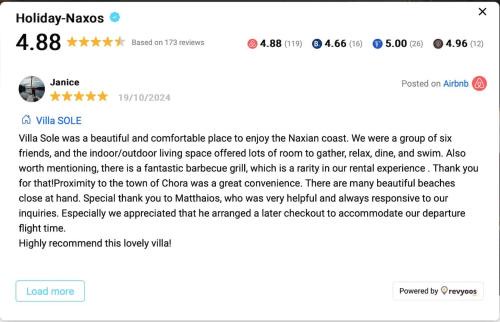 Stelida Villa | Villa Sole, Pool, Jacuzzi, Seaview