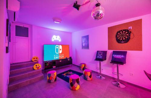 Loborika Villa | Villa Spa Otium for 8 people with 32 m2 heated pool, outdoor cinema, kids playground & spa area