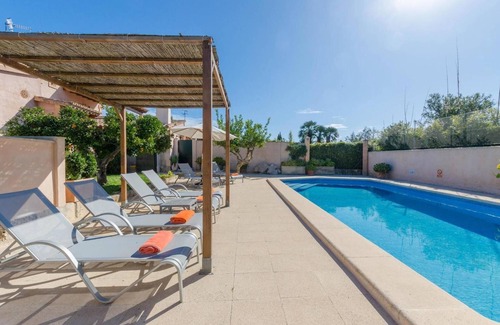 Son Servera Villa | Villa 'Viñas Ref 259' with Mountain View, Private Pool and Wi-Fi