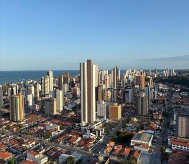 Loteamento Oceania II Apartment | Vista mar deslumbrante e andar alto Manaíra