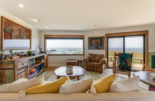 Caspar House | Walk to Beach Luxury Oceanfront Escape in Caspar