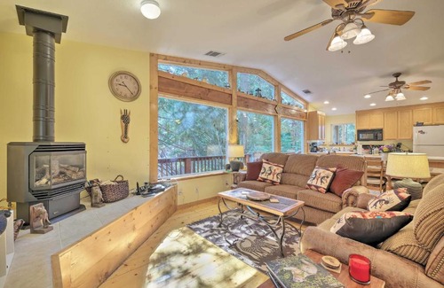 Arnold House | Walk to Big Trees State Park Cabin with Deck!