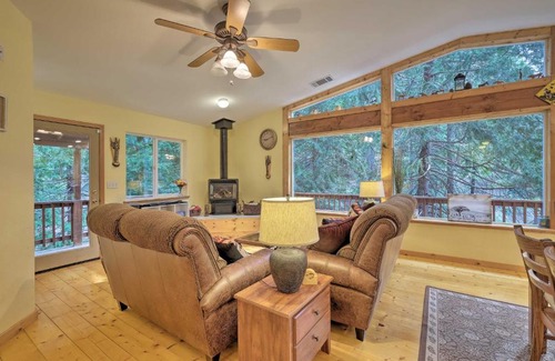 Arnold House | Walk to Big Trees State Park Cabin with Deck!