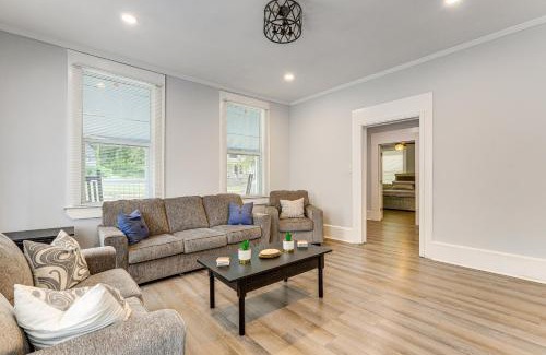 Macon House | Walk to Mercer University Home with Yard in Macon!