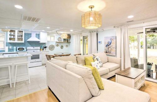 Atlantic Beach House | Walk to Ocean Home with Fire Pit in Atlantic Beach