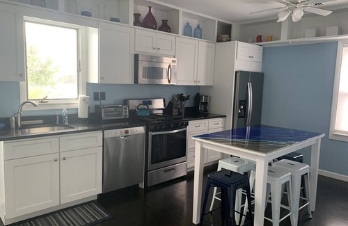 Easton's Point House | Walk to Private Beach! Central Air. Outdoor shower.