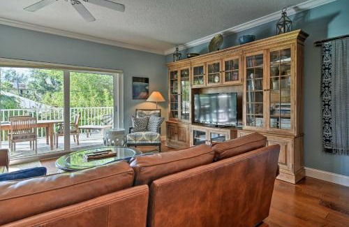 Holmes Beach House | Walk to Shore Holmes Beach Home with Pool and Hot Tub