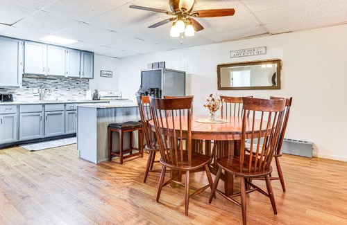 Beulah Apartment | Walkable Beulah Apt Near Skiing and Ice Fishing!