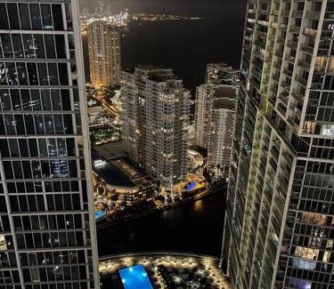 Downtown Miami Apartment | Water & Pool Views, One bedroom W hotel building