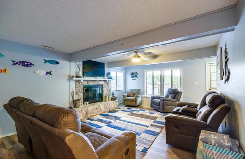 Sunrise Beach House | Waterfront Home with Views and Dock in Sunrise Beach!