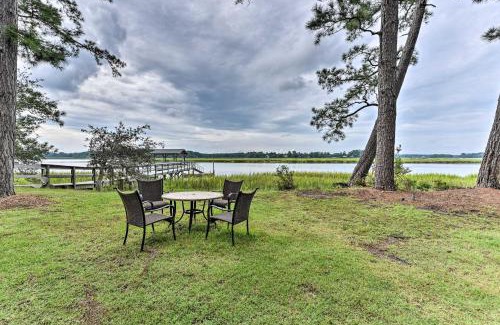 Okatie House | Waterfront Home with Shared Dock on Okatie River