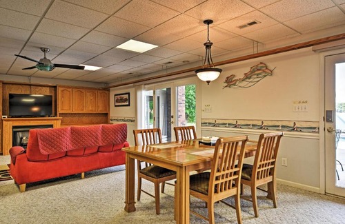 Mayhew Apartment | Waterfront Lake Norman Duplex with Pool and Boat Dock!