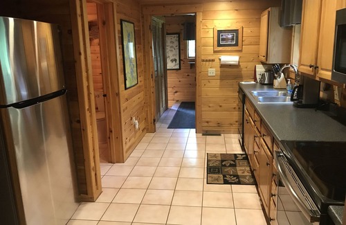 Rockwood Cabin | Waterfront Log Cabin With Private Dock And Game Room