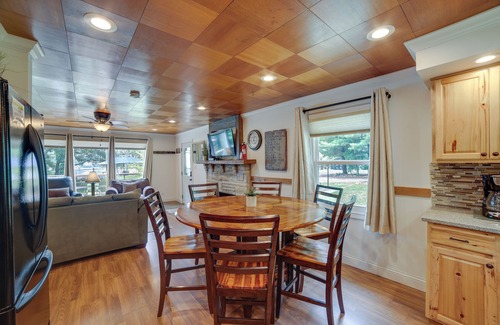 Monticello House | Waterfront Monticello Home w/Fire Pit & Deck!