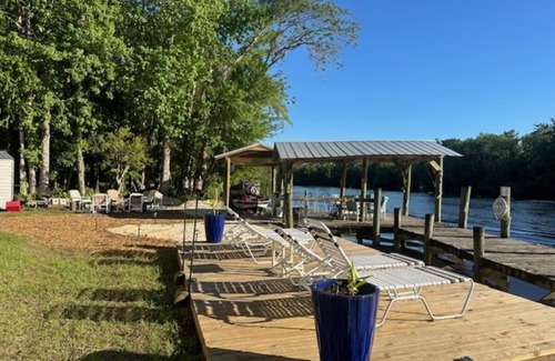Satsuma House | WATERFRONT RETREAT ON RIVER WITH LG DOCK AMAZING VIEWS & WILDLIFE