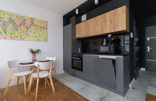 Kazimierz Apartment | Wawrzyńca 19 | Bright Studio Kraków | Remote Work