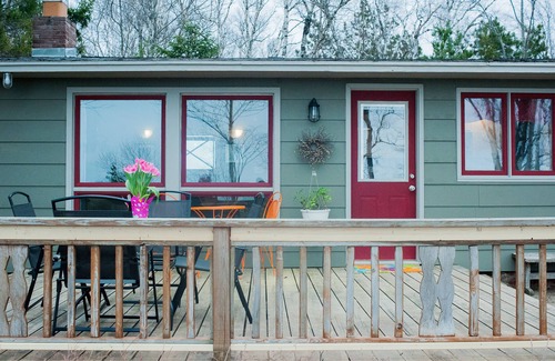 Laurium House | Welcome Skiers/Snowmobilers! Blueberry Beach House in a Winter Wonderland