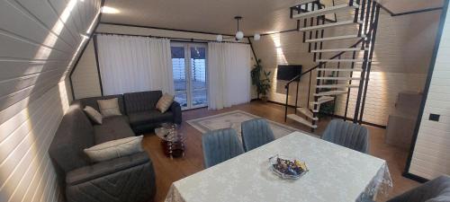 Qusar Ski Chalet | White A-frame