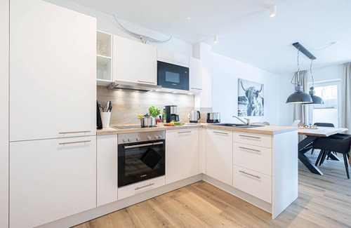 Schleswig Apartment | Wiking-koje 2 - Terrasse, 3 Schlafzimmer, Strandkorb, Grill