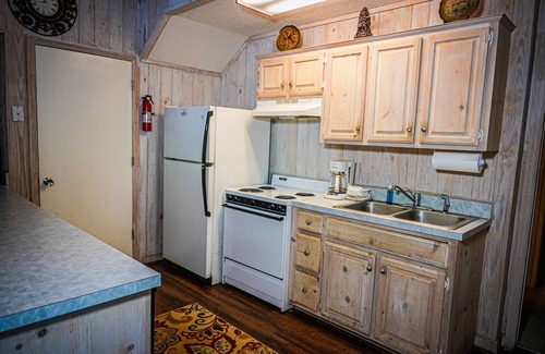 Pine Mountain Ski Chalet | Wooded View Chalet right beside our salt water pool!