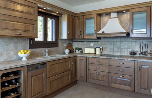 Stelida Villa | ZELION VILLA "Colored by shades of Greek blue and Sunset's orange"