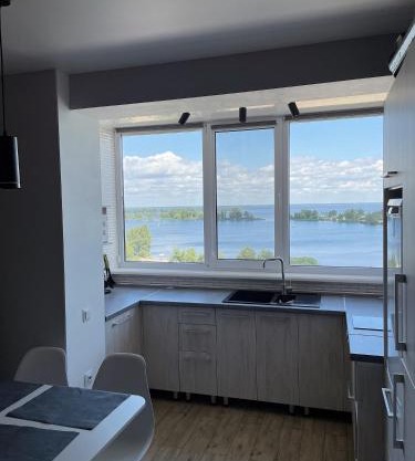 Апартаменты с видом на Днепр