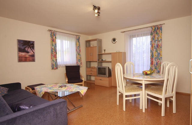 05 Apartment Adelholzen for 3 pers., kitchen, 1 living room, 1 bedroom, balcony