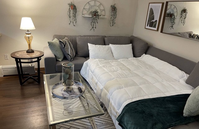 1 Bedroom lake facing apartment less than 8 miles From Downtown La Crosse.