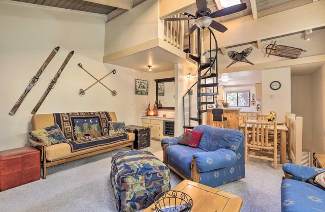 1 Mi to Diamond Peak Skiing Incline Village Condo